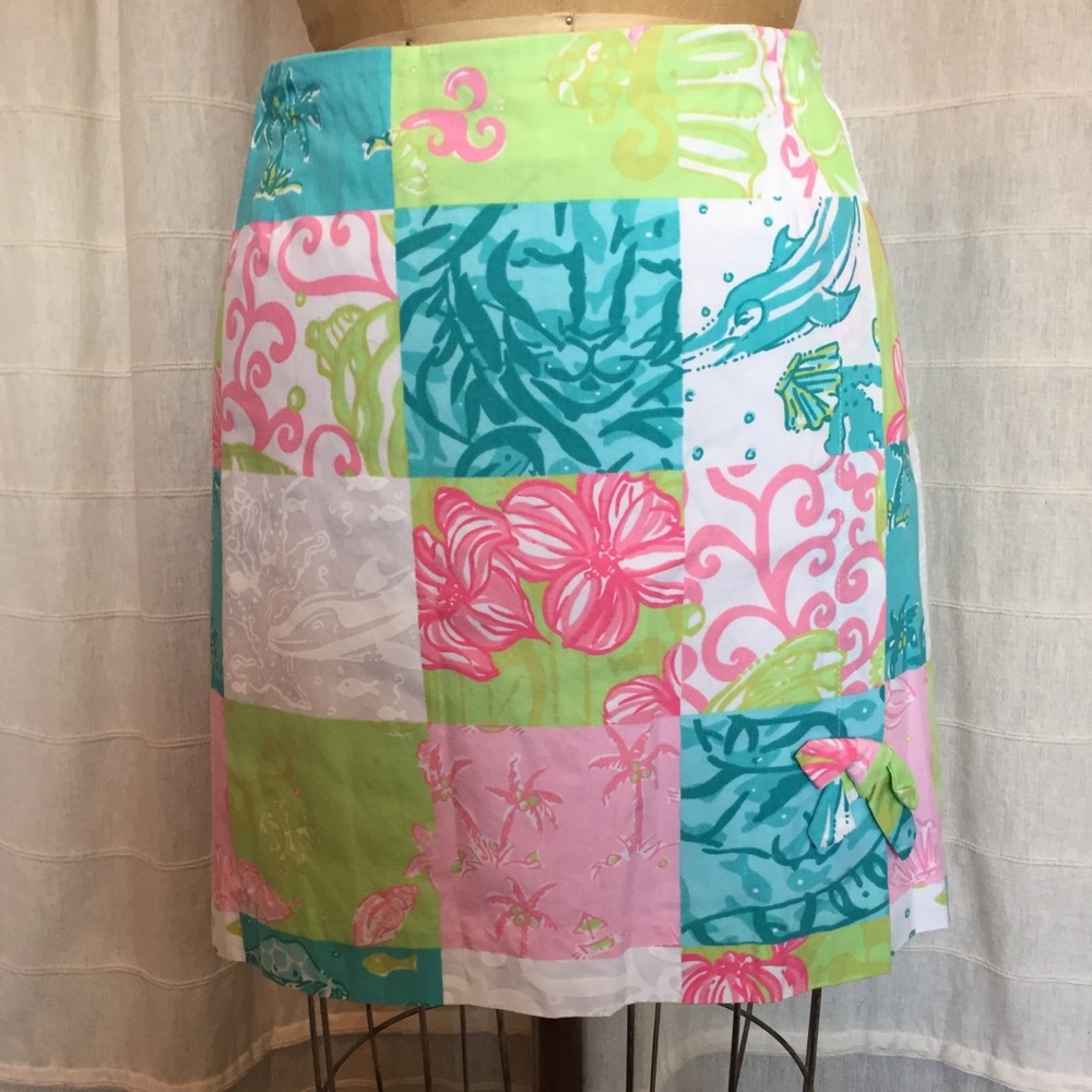 Lily Pulitzer cotton mini skirt